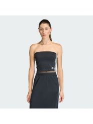 Adidas Top 3-Stripes KD2893 Czarny Slim Fit. Czarne topy damskie Adidas, xs, bez wzorów, z syntetyku, bez kołnierzyka, bez ramiączek. Za 128.99 zł.