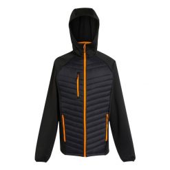Męska Pikowana Kurtka Hybrydowa Navigate. Czarne kurtki męskie Regatta, m, bez wzorów, z puchu, sportowe, bez kaptura. Za 204.99 zł.