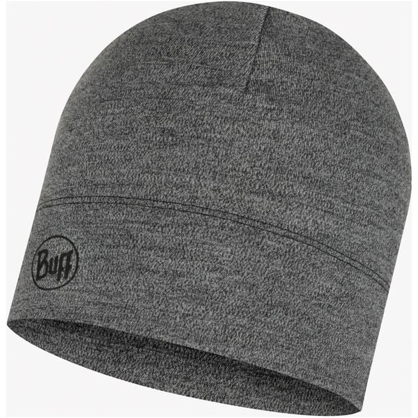 Czapka BUFF MERINO MIDW. GREY. Szare czapki damskie Buff, bez wzorów, z materiału, retro. Za 119.99 zł.