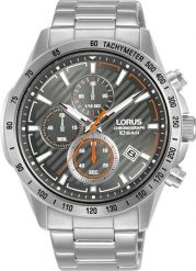 Zegarek Lorus Zegarek męski Lorus RM395HX9 srebrny. Szare zegarki męskie Lorus, bez wzorów, srebrne. Za 499.00 zł.