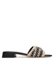 KARL LAGERFELD Klapki Petalo II KL80701C Czarny. Czarne klapki damskie KARL LAGERFELD, bez wzorów, z materiału, bez obcasa, bez zapięcia. Za 779.99 zł.