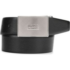 BOSS Hugo Boss Pasek Czarny. Czarne paski męskie BOSS Hugo Boss, z materiału. Za 578.95 zł.