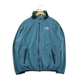 Second life - Męska kurtka polarowa Retro Polartec - Stan dobry. Niebieskie kurtki męskie The North Face, m, bez wzorów, z polaru, retro, bez kaptura. Za 126.86 zł.