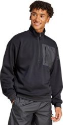 Bluza męska adidas City Escape Fleece Half-Zip GD czarna JF3290 S. Czarne bluzy męskie Adidas, m, bez wzorów, bez ramiączek, bez kaptura. Za 268.91 zł.