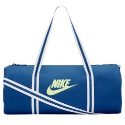 Nike torba sportowa Heritage Retro Bag DB0492-480 niebieski. Niebieskie torby sportowe męskie Nike, bez wzorów. Za 99.00 zł.
