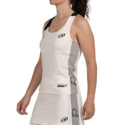 T-shirt Bullpadel Pirac Woman. Brązowe t-shirty damskie bullpadel, s, bez wzorów, z nylonu, sportowe, bez kołnierzyka, bez ramiączek. Za 206.25 zł.