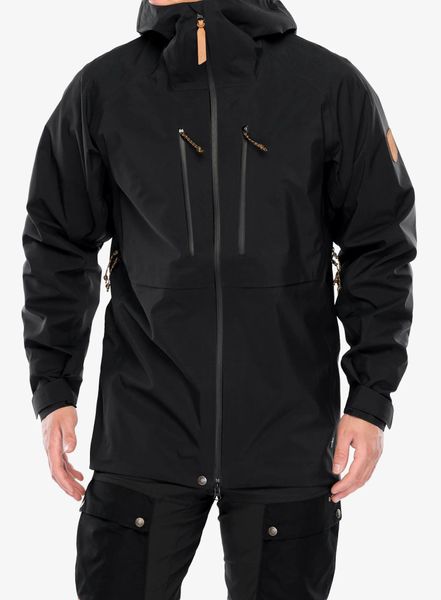Kurtka Fjallraven Keb GTX Jacket. Czarne kurtki męskie Fjällräven, s, bez wzorów, z gore-texu, eleganckie, bez kaptura. Za 2,790.10 zł.
