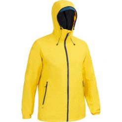 Kurtka żeglarska męska Tribord Sailing 100. Niebieskie kurtki męskie TRIBORD, m, bez wzorów, z materiału, sportowe, bez kaptura. Za 129.99 zł.