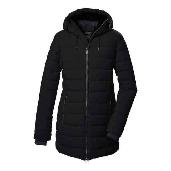Parka dla kobiet Killtec Kow 55 Qltd. Czarne parki damskie KILLTEC, na zimę, s, bez wzorów, z materiału, bez kaptura. Za 654.25 zł.