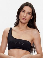 Pinko Góra od bikini Ballo 101041 A0S4 Czarny. Czarne bikini Pinko, bez wzorów, z syntetyku. Za 409.99 zł.