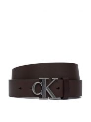 Calvin Klein Pasek Ck Buckle Smooth 35Mm LV04D7091G Brązowy ciemny. Brązowe paski męskie Calvin Klein, ze skóry. Za 249.99 zł.