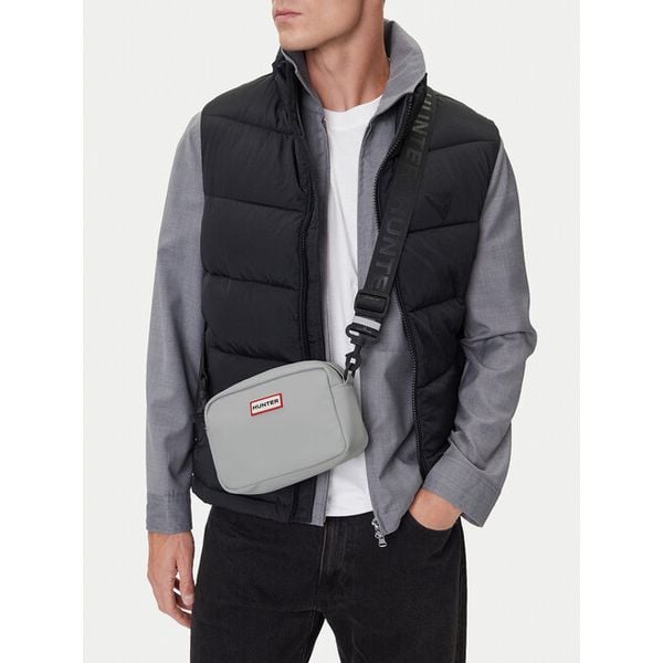 Saszetka Hunter. Szare saszetki i nerki męskie Hunter, bez wzorów. Za 129.99 zł.