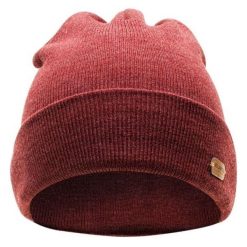 Czapka Damska Seine. Czerwone czapki damskie IGUANA, bez wzorów, sportowe. Za 50.99 zł.