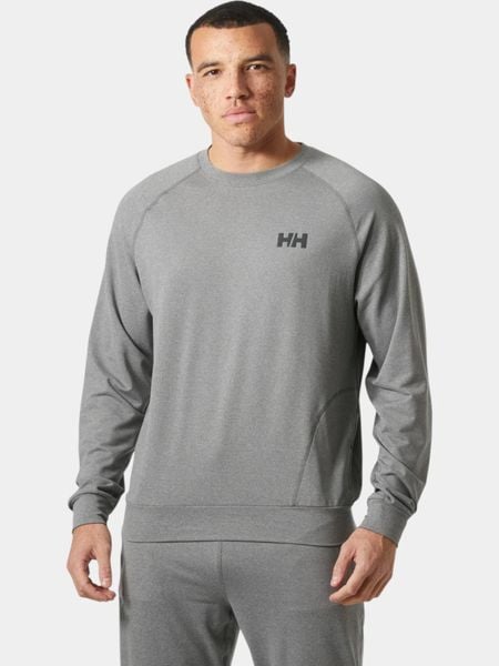 Sweter Męski Helly Hansen Tyri Knit Crew Neck. Szare swetry męskie Helly Hansen, m, bez wzorów, z materiału, biznesowe, bez kołnierzyka, bez ramiączek. Za 357.50 zł.