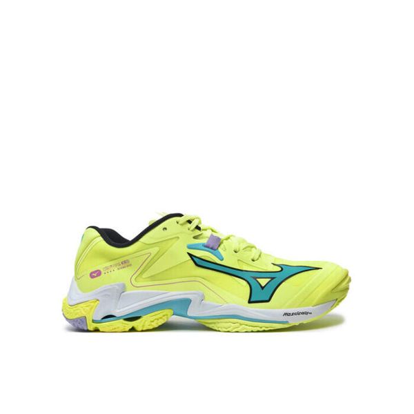 Buty do siatkówki Dorosły Mizuno Wave Lightning Z8 zielony. Żółte buty sportowe męskie Mizuno, bez wzorów, bez zapięcia, do piłki ręcznej, mizuno wave. W wyprzedaży za 510.85 zł.