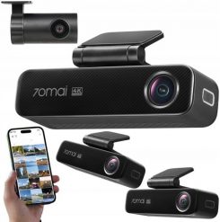 70mai Dash Cam 4k M800 set. Wideorejestratory Dod Tech. Za 1,160.44 zł.