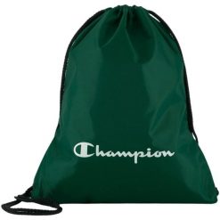 Torba Na Buty Satchel Jeden Rozmiar. Zielone torby sportowe męskie Champion, bez wzorów, z materiału, z nadrukiem. Za 39.99 zł.