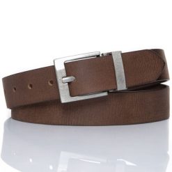 MUSTANG PASEK SKÓRZANY 35 mm SOPO-MUS075. Brązowe paski męskie Mustang, klasyczne. W wyprzedaży za 39.99 zł.