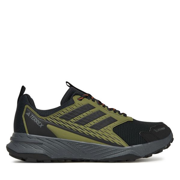 Trekkingi adidas. Brązowe buty zimowe męskie Adidas, bez wzorów, bez obcasa, bez zapięcia. Za 349.99 zł.