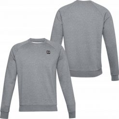 Under Armour Bluza sportowa męska Under Armour Rival Fleece Crew szara 1357096 012 2XL () - 66069-1137. Szare bluzy sportowe męskie Under Armour, m, bez wzorów, bez kaptura. Za 105.05 zł.