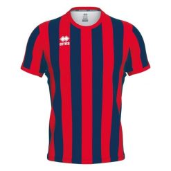 Koszulka Errea Strip. Czerwone bluzki damskie ERREA, l, bez wzorów, sportowe, bez kołnierzyka, bez ramiączek. Za 240.00 zł.