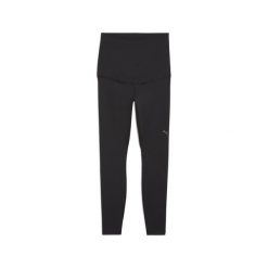 Damskie ciążowe legginsy CLOUDSPUN PUMA Black. Czarne bielizna sportowa damska Puma, bez wzorów. W wyprzedaży za 169.00 zł.