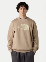 The North Face Bluza Drew Peak NF0A89EK Beżowy Regular Fit. Brązowe bluzy męskie The North Face, m, bez wzorów, z bawełny, bez ramiączek, bez kaptura. Za 269.99 zł.