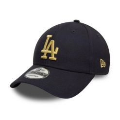 Czapka z daszkiem New Era 9FORTY Los Angeles Dodgers Metallic 60595193. Niebieskie czapki damskie New Era, bez wzorów. Za 124.00 zł.