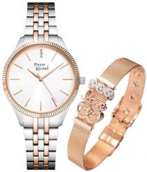 Zegarek damski Pierre Ricaud P23010.R113Q150.9 CYRKONIE srebrny. Szare zegarki damskie Pierre Ricaud, srebrne. Za 480.00 zł.