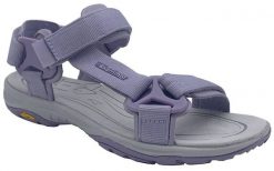 Sandały damskie Karrimor Nassau Lady. Niebieskie sandały damskie Karrimor, bez wzorów, z materiału, bez obcasa, bez zapięcia. Za 261.99 zł.