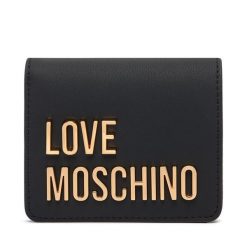 Portfel LOVE MOSCHINO. Czarne portfele damskie Love Moschino. Za 337.99 zł.