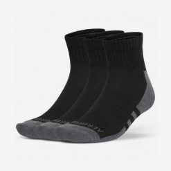Skarpetki sportowe ADIDAS. Czarne skarpetki damskie Adidas, bez wzorów, z bawełny. Za 29.99 zł.