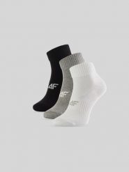 4F Skarpetki krótkie (3-pack) męskie - multikolor 43-46. Skarpety męskie 4F, bez wzorów. Za 49.99 zł.
