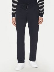 Tommy Hilfiger Spodnie materiałowe Punto MW0MW39197 Granatowy Regular Fit. Niebieskie spodnie materiałowe męskie Tommy Hilfiger, bez wzorów, z materiału. Za 389.99 zł.