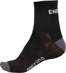 Skarpety Endura Baabaa Merino (podwójne opakowanie). Czarne skarpety męskie ENDURA, bez wzorów, z wełny. Za 251.99 zł.