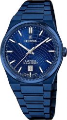 Zegarek męski Festina F20078-1 niebieski. Niebieskie zegarki męskie Festina, bez wzorów. Za 1,965.26 zł.