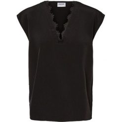 Vero Moda Damska bluzka Elsa S / L Lace Top Ga Black (rozmiar M). Czarne bluzki damskie Vero Moda, l, bez wzorów, bez kołnierzyka, bez ramiączek. W wyprzedaży za 72.00 zł.