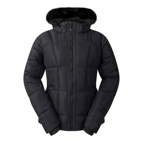 Kurtka Narciarska Damska Glamourize VI. Czarne kurtki sportowe damskie Dare 2B, na zimę, bez wzorów, bez ramiączek, bez kaptura, narciarskie. Za 586.99 zł.