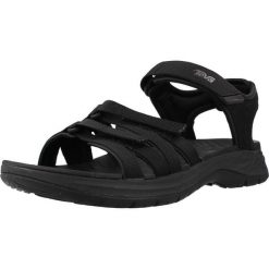 Sandały TEVA W TIRRA SPORT Czarny. Czarne sandały damskie Teva, bez wzorów, z meshu, bez obcasa, bez zapięcia. Za 369.99 zł.