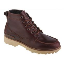 Buty Lumberjack Joel M SMH8101-001-B03-CI004 brązowe. Brązowe botki męskie na zimę, bez wzorów, z materiału, bez obcasa, bez zapięcia. Za 668.85 zł.