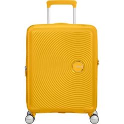 Walizka American Tourister Soundbox 55/20 TSA EXP. Żółte walizki damskie American Tourister, bez wzorów, z materiału. Za 619.99 zł.
