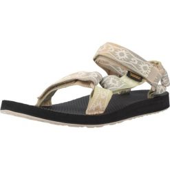 Sandały TEVA ORIGINAL UNIVERSAL SUNSCA Zielony. Zielone sandały damskie Teva, bez wzorów, z tkaniny, bez obcasa, bez zapięcia. Za 206.99 zł.