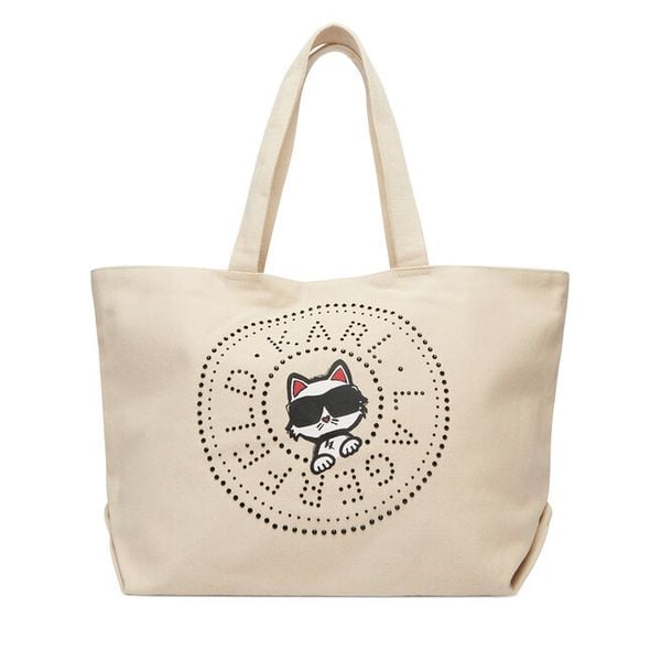 Torebka KARL LAGERFELD. Białe shopperki damskie KARL LAGERFELD, bez wzorów, bez dodatków. Za 252.99 zł.
