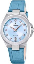Zegarek damski Festina F20701-3 CYRKONIE niebieski. Niebieskie zegarki damskie Festina. Za 627.85 zł.