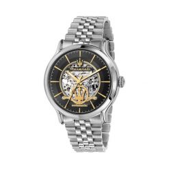 Zegarek Maserati. Szare zegarki męskie maserati, bez wzorów, srebrne. Za 1,989.00 zł.