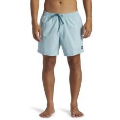 Szorty kąpielowe dla Mężczyzn EVERYDAY DELUXE VOLLEY 15" Niebieski. Niebieskie kąpielówki męskie Quiksilver, bez wzorów, z materiału, sportowe. W wyprzedaży za 133.65 zł.