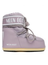 Moon Boot Śniegowce 80D1409340 Fioletowy. Fioletowe śniegowce damskie Moon Boot, ze skóry, bez zapięcia. Za 759.99 zł.