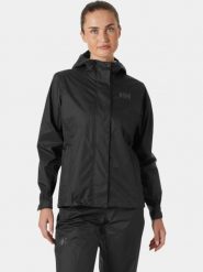 Płaszcz Przeciwdeszczowy Damski Helly Hansen Loke 2.0. Czarne płaszcze damskie Helly Hansen, m, bez wzorów, z poliamidu, bez kołnierzyka, bez kaptura. Za 559.00 zł.