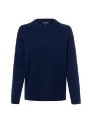 Franco Callegari Sweter z dzianiny merino Kobiety drobna dzianina niebieski, XXL. Niebieskie swetry nierozpinane damskie Franco Callegari, xxl, bez wzorów, z dzianiny, bez kołnierzyka, bez ramiączek. Za 349.95 zł.