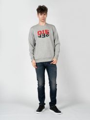 Diesel Bluza "S-Girk" | A00809-0IAJH-9CB | Mężczyzna | Szary. Szare bluzy męskie Diesel, m, bez wzorów, z bawełny, eleganckie, bez ramiączek, bez kaptura. W wyprzedaży za 289.00 zł.